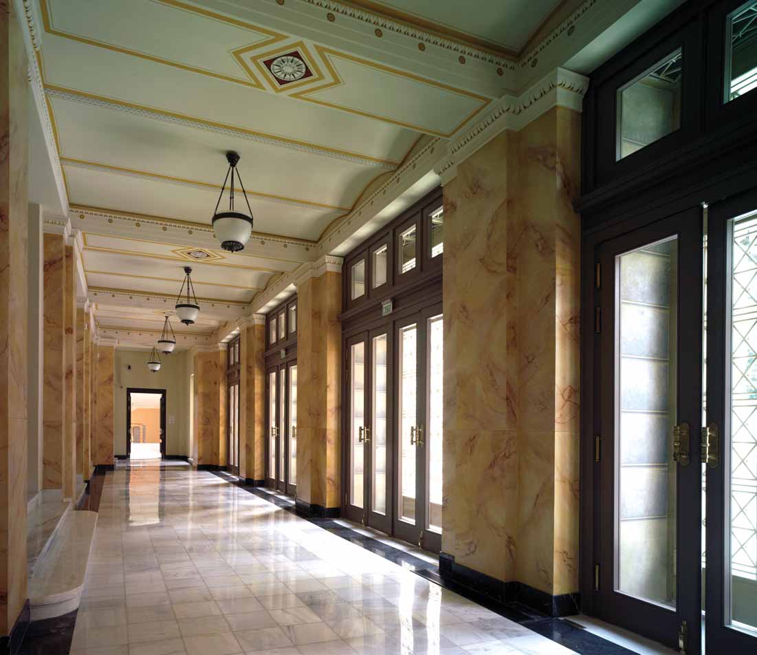 Many restoration and reparation trials throughout the years have altered the original aspect of the listed building, so as the actual project headed by OFFICE 75 Architects aims to repair all prior