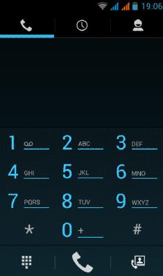 3.3 Dialing (Κλήσεις) Κατά τη διάρκεια κλήσεων, μπορείτε να έχετε γρήγορη πρόσβαση στο ιστορικό κλήσεων, στις επαφές και στο ψηφιακό πληκτρολόγιο αριθμών (για χειροκίνητη πληκτρολόγηση αριθμών). 3.