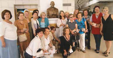 Στην επίσκεψη συμμετείχαν, εκτός από μέλη του Ομίλου, η Πρόεδρος της Σοροπτιμιστικής Ένωσης Ελλάδος Μαρία Πυργάκη, πολλές αξιωματούχοι της Σοροπτιμιστικής Ένωσης Ελλάδος και Πρόεδροι και εκπρόσωποι