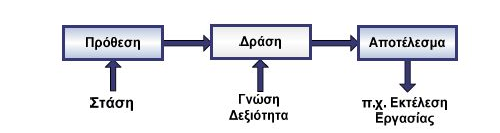 Δεξιότητα: Η δεξιότητα περιλαμβάνει τη δυνατότητα εκτέλεσης πνευματικών ή σωματικών εργασιών με στόχο την επίτευξη ενός συγκεκριμένου αποτελέσματος (Sanghi, 2004).