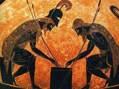 Θεωρεί, λοιπόν, ότι αν αυτός και οι κατήγοροί του επιθυμούσαν τα ίδια πράγματα δεν θα τον κακολογούσαν καθώς «ὅμοιος ὁμοίῳ ἀεί πελάζει» Στην συνέχεια ο Μαντίθεος επικαλείται ένα ιστορικό παράδειγμα