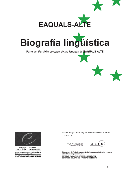 αυτοαξιολόγησης αναφορές σε πιστοποιητικά εξετάσεων EAQUALS-ALTE ELP αυθεντική έκδοση, εκδόθηκε στην Ιταλία Ο