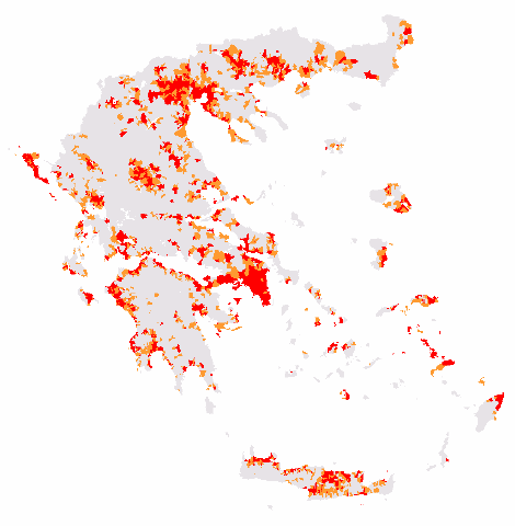 Προβλεπόμενη κάλυψη τέλη 2004 Προβλεπόμενη κάλυψη τέλη 2007 5.