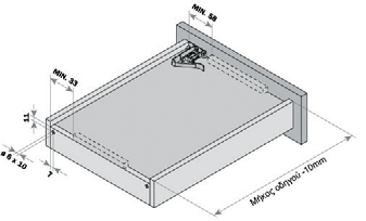 0020 550mm ζεύγος 30kg 20 * Τοποθετείται με την χρήση