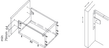 0007 150 x 450 mm λευκό (Ral 9010) 0160.