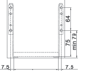 0009 150 x 550 mm λευκό (Ral 9010) 0160.0016 150 x 400 mm 0160.