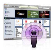 Podcasts 2004 podcast µία προηχογραφηµένη ραδιοφωνική εκποµπή, που µεταδίδεται µέσω Ίντερνετ και µπορεί να αναπαράγεται από τον ακροατή
