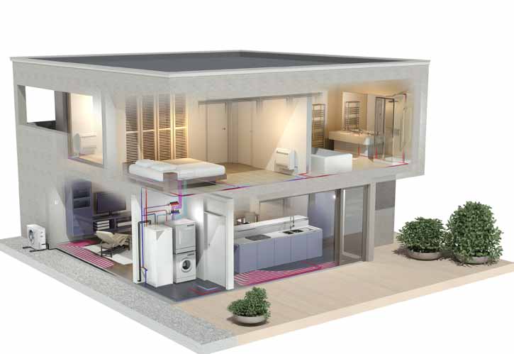 14 Σύστημα split Είτε πρόκειται για νεόδμητη κατοικία είτε ζείτε σε ενεργειακή κατοικία, το Daikin Altherma split χαμηλών θερμοκρασιών σάς επιτρέπει την πλήρη ενσωμάτωση εξαρτημάτων για ένα
