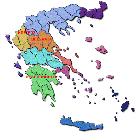 3.1.1.ε) Γεωγραφική εξάπλωση του φυτού Dorycnium pentaphyllum subsp.