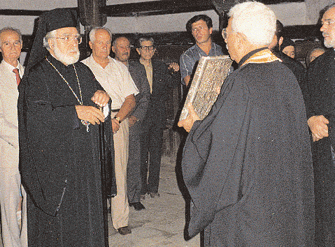 χάρη του Θεού και ως νέος Πατριάρχης σας...». O Oικουμενικός Πατριάρχης Bαρθολομαίος, κατά την πρώτη επίσκεψή του στην Iμβρο μετά την ενθρόνισή του.