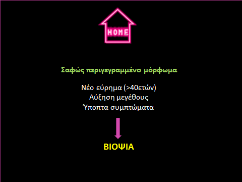 χαρακτηριστικά στη μαστογραφία, αλλά και στο υπερηχογράφημα.