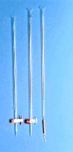 Προχοϊδες: Είναι επιμήκεις γυάλινοι σωλήνες σταθερής διαμέτρου (σ υνήθως 1 cm), που το ένα τους άκρο καταλήγει σε τριχοειδή απόληξη.