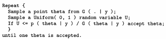 Adaptive Rejection Sampling 2.