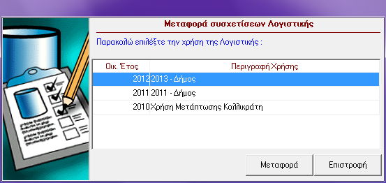 Τέλος, εφόσον χρησιμοποιούμε τη σύνδεση Λογιστικής-Μισθοδοσίας, απομένουν 2 κινήσεις που μένει να κάνουμε: 1) Στην Χρήση 2014 και στην ενότητα Βοηθητικά -> Διαχείριση Συστήματος -> Διαχείριση