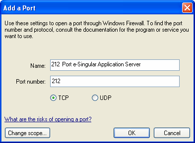 Για να γίνει αυτό επιλέξτε την καρτέλα Exceptions και πατήστε Για την πρόσβαση στον MS SQL Server επιτρέψτε την πρόσβαση στην πόρτα 1433.