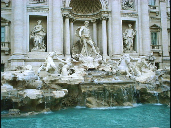 FONTANA DI TREVI Το πλέον ξακουστό αξιοθέατο της Ρώμης. Κάνοντας μια βόλτα στο κέντρο της πόλης, μπορεί να μην το καταλάβετε αλλά θα περάσετε αρκετές φορές από την Φοντάνα ντι Τρέβι.