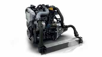 Ο κινητήρας Energy dci 110 επιτυγχάνει σημαντική μείωση των θερμικών απωλειών χάρη στην πρωτοποριακή αρχιτεκτονική του συστήματος υπερπλήρωσης.