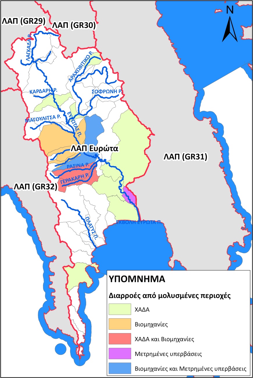 Λεκάνη Απορροής Ευρώτα (GR33) Σχήμα 3 20.