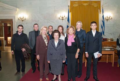 Στις 22 Νοεμβρίου η Κοινωνική Στήριξη τιμήθηκε για τη δωδεκαετή προσφορά της στα παιδιά με αναπηρία της Στέγης Λαγονησίου στην Παλαιά Βουλή, μαζί μʼ άλλους χορηγούς (Κα Βαρδινογιάννη, Κα Φωτεινέλλη,