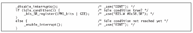 MSP430 O MSP430 είναι ένας MCU υπερ χαµηλής κατανάλωσης των 16 bits από την εταιρεία Texas Instruments.