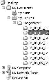 Αντιγραφή εικόνων σε υπολογιστή Μπορείτε να προβάλετε και να επεξεργαστείτε τις εικόνες που έχετε αντιγράψει από τη βιντεοκάμερα στον υπολογιστή.