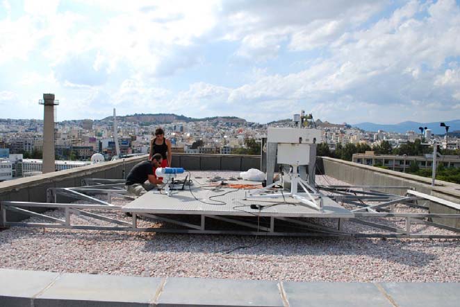 3.2 Υποδομή Σταθμός Ατμοσφαιρικής Τηλεπισκόπησης Στο Ι ΕΤ λειτουργεί ο επίγειος Σταθμός Ατμοσφαιρικής Τηλεπισκόπησης (ΣΑΤ), ο οποίος χρησιμοποιείται για την παρακολούθηση
