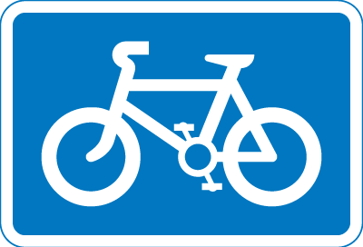 Π 104 Προτεινόμενη οδός για ποδηλάτες Π- 105 Μετά τη στροφή η κίνηση του αυτοκινήτου τέμνει διάβαση ποδηλάτων (απευθύνεται σε οδηγούς αυτοκινήτων).