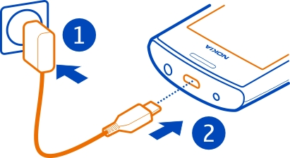 14 Ξεκινώντας Συμβουλή: Μπορείτε επίσης να χρησιμοποιήσετε συμβατό φορτιστή USB για να φορτίσετε την μπαταρία σας.