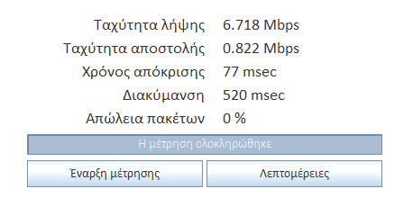 Η ίδια φόρμα στοιχείων εμφανίζεται και στον εγγεγραμμένο χρήστη, ο οποίος μέσω της επιλογής Ρυθμίσεις, μπορεί να αλλάξει τα στοιχεία του.