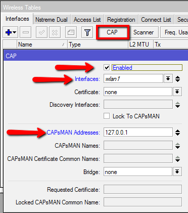 CAPsMAN και CAP στο ίδιο «board» Μήπως ο router που