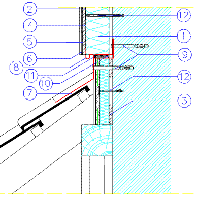 ATLAS STOPTER K-10 / ATLAS HOTER U / ATLAS HOTER S. 6. Τελικός σοβάς από 1.5mm έως 3.mm λείος ή γραφίατος ATLAS CERMIT / 7. Αλουμινένια πατούδα. 8. Νεροσταλάκτης. 9.