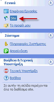 3. ΓΕΝΙΚΕΣ ΟΔΗΓΙΕΣ 3.1. Διαχείριση και επεξεργασία του site Για να επεξεργαστείτε και να διαχειριστείτε το site σας κάντε click στο «Μεταβείτε στο Admin Panel (Πλαίσιο Διαχειριστή)».