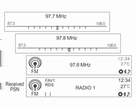 Ραδιόφωνο 85 Σύνδεση της υπηρεσίας DAB (Απενεργοποίηση DAB-DAB/Ενεργοποίηση DAB-FM) Συντονισμός σε ραδιοφωνικό σταθμό χειροκίνητα (Ενεργοποίηση DAB-DAB/Απενεργοποίηση DAB-FM) (Ενεργοποίηση