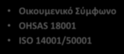 ΣΧΕΣΗ ΜΕ ΤΟ ISO 26000 (2) Εργασιακές Πρακτικές SA 8000 ΑΑ 1000 Οικουμενικό Σύμφωνο ISO