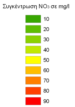 ι (mg/l) στη λεκάνη