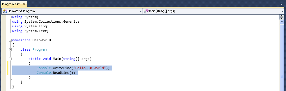 παράθυρο κειμενογράφου όπου μπορούμε να γράψουμε πηγαίο κώδικα, όπως φαίνεται στην παρακάτω εικόνα 5: α 5 Ο σκελτός του προγράμματος στον κειμενογράφο Αρχικά πρέπει να γίνει το πρώτο Compile και