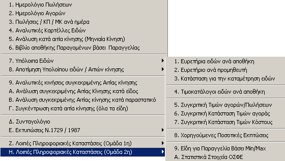 4.4.15 Λοιπές Πληροφοριακές καταστάσεις (Ομάδα 1 η ) Δεν σχετίζονται με την παρούσα εφαρμογή. 4.4.16 Λοιπές Πληροφοριακές καταστάσεις (Ομάδα 2 η ) Δεν σχετίζονται με την παρούσα εφαρμογή.