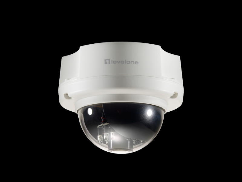 FCS-3052 Version: 1 Κάμερα δικτύου IP 3-Megapixel Ημέρα/νύχτα PoE Dome The LevelOne FCS-3052 is a 3-Megapixel dome network camera with video resolution of up to 2032x1536. The camera supports H.