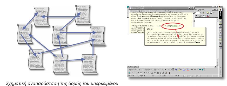 ) εικονίδιο ή σύμβολο που ξεχωρίζει από τα υπόλοιπα εικόνα Πλοήγηση (navigation): Η περιήγηση μεταξύ των κόμβων 11