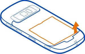 12 Ξεκινώντας Τοποθέτηση κάρτας μνήμης Χρησιμοποιείτε μόνο συμβατές κάρτες Κάρτες microsd που έχουν εγκριθεί από τη Nokia για χρήση με αυτήν τη συσκευή.