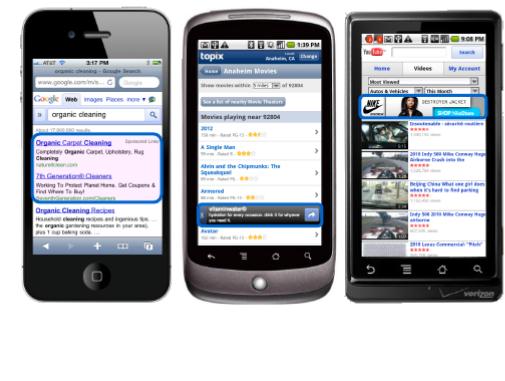 Display Mobile Search