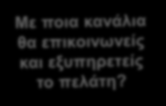 The business model Canvas Key Partners Key Activities Value Proposition Relationship Segments Key Resources Ποια χαρακτηριστικά ανταποκρίνονται στις ανάγκες?