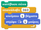 Προγραμματίζω με το ΒΥΟΒ 13 α. Η πένα Κεφάλαιο 7. Πένα και γεωμετρικά σχήματα Κάθε μορφή κουβαλάει μαζί της μια πένα. Η πένα έχει δύο καταστάσεις : σηκωμένη, κατεβασμένη.