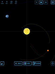 Εκπαιδευτικό Σενάριο Εικόνα 3: Planet Στο σενάριο που σχεδιάστηκε η εφαρμογή χρησιμοποιείται για να αναδειχθούν: η περιστροφή των πλανητών γύρω από τον Ήλιο (το μεγαλύτερο σε μέγεθος ουράνιο σώμα)