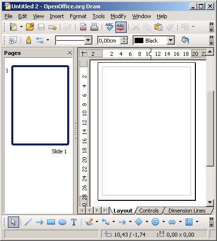 Σουίτα OpenOffice Draw (σχεδιαστικό