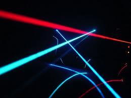 Ο όρος λέιζερ προέρχεται από το αγγλικό ακρωνύμιο Laser: Light Amplification by Stimulated Emission of Radiation) που αποδίδεται στα