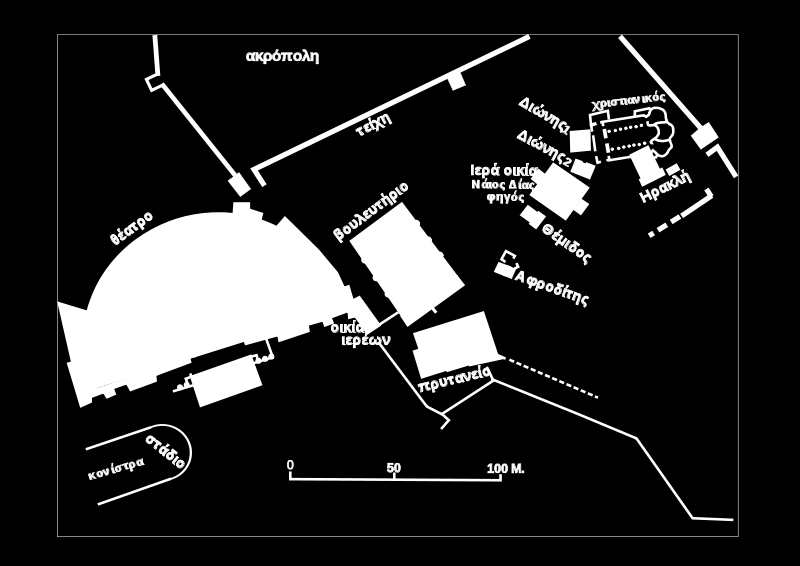 3.3.4.4 Θέατρο Δωδώνης [37] Το Αρχαίο θέατρο Δωδώνης χτίστηκε τον 3ο αιώνα π.χ. επί βασιλείας Πύρρου και ακολουθεί το σχέδιο που έχουν όλα τα ελληνικά θέατρα. Χωρούσε 18.