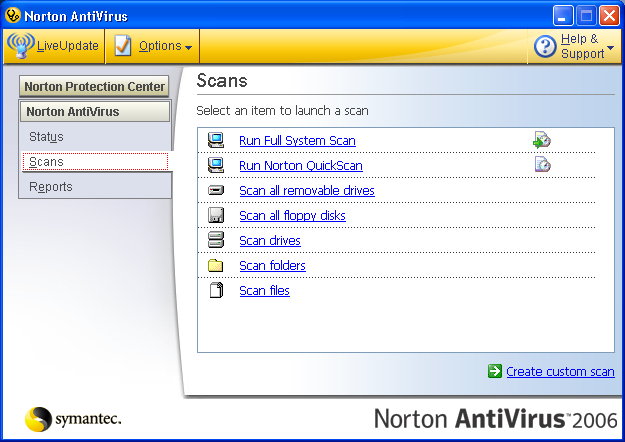 47 Norton AntiVirus To Norton AntiVirus είναι ένα "αντιβιοτικό" λογισµικό το οποίο ανιχνεύει και επισκευάζει τα αρχεία που έχουν προσβληθεί, και παρέχει προστασία κατά των ιών, ώστε τα δεδοµένα του