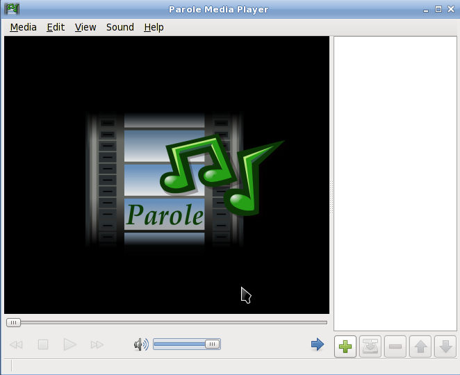 Αναπαραγωγέας Πολυμέσων Parole Το Parole είναι ένα απλός αναπαραγωγέας πολυμέσων με βάση το GStreamer πλαίαιο και γράφτηκε για να ταιριάζει καλά στην Xfce επιφάνεια εργασίας.