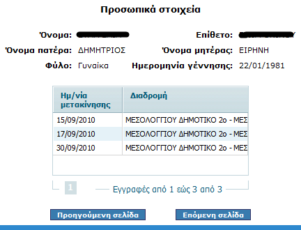 6.17.3 Τροποποίηση οδοιπορικών Από το μενού ΜΙΣΘΟΔΟΣΙΑ επιλέγουμε ΟΔΟΙΠΟΡΙΚΑ ΤΡΟΠΟΠΟΙΗΣΗ.